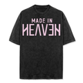 Made in Heaven oversized heavyweight Distressed washed - pink